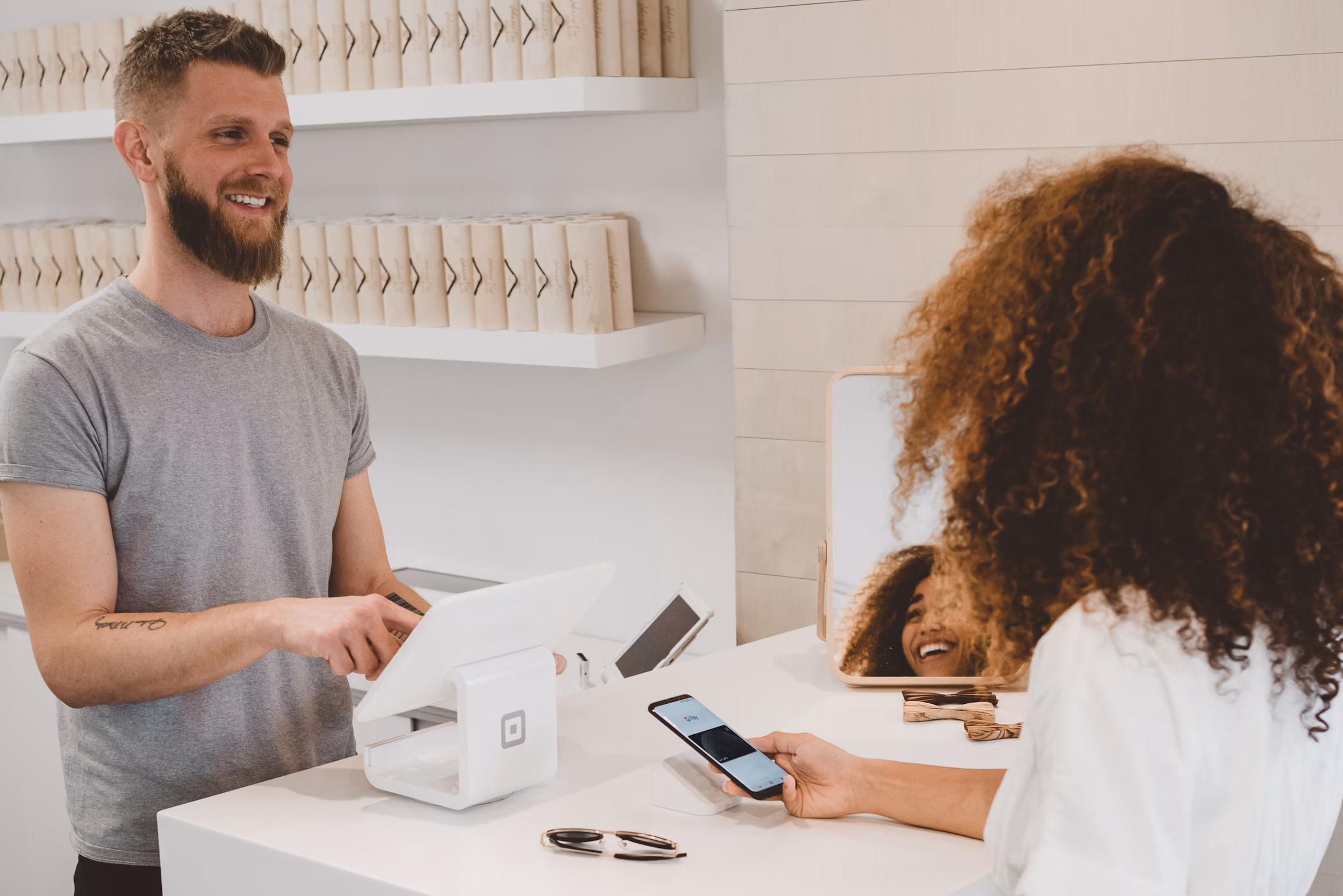 E-commerce platform background