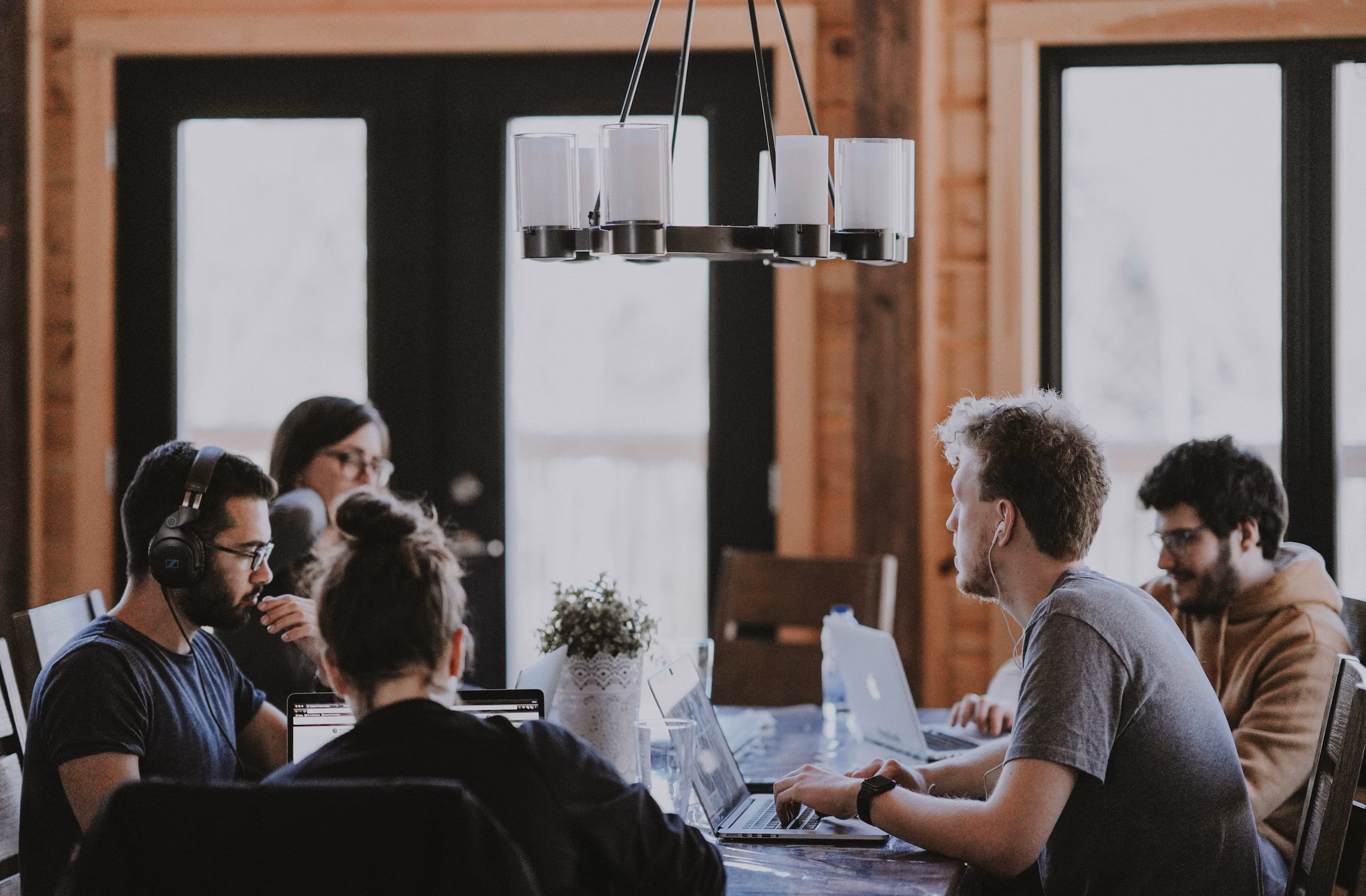 Professional team collaboration